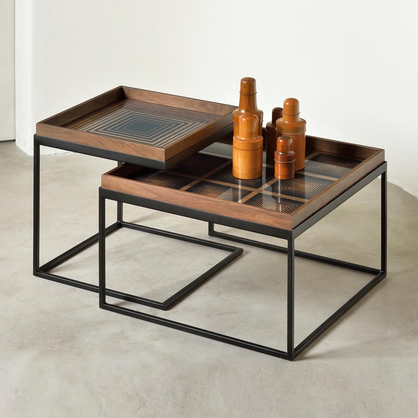 Tray Square Coffee Table Set