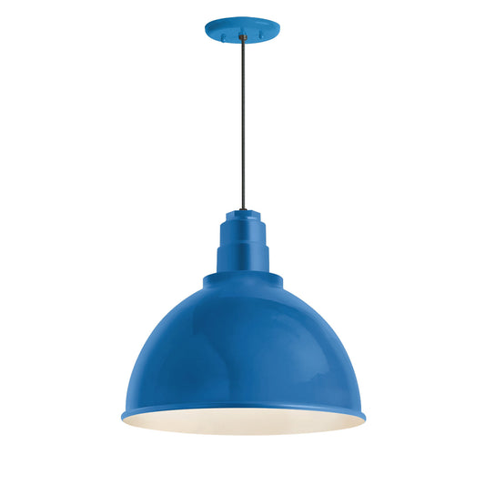 Deep Reflector Outdoor Pendant Light