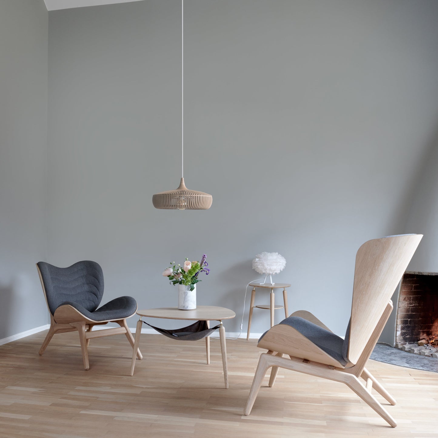 Clava Dine Wood Pendant Light