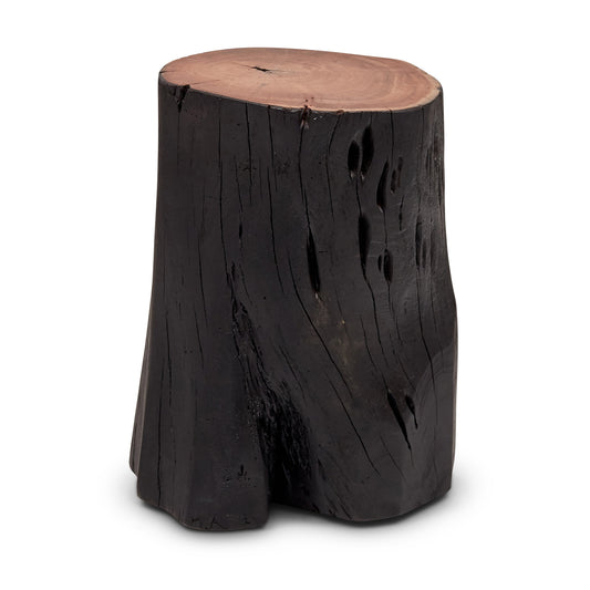 Solid Wood Stump Stool