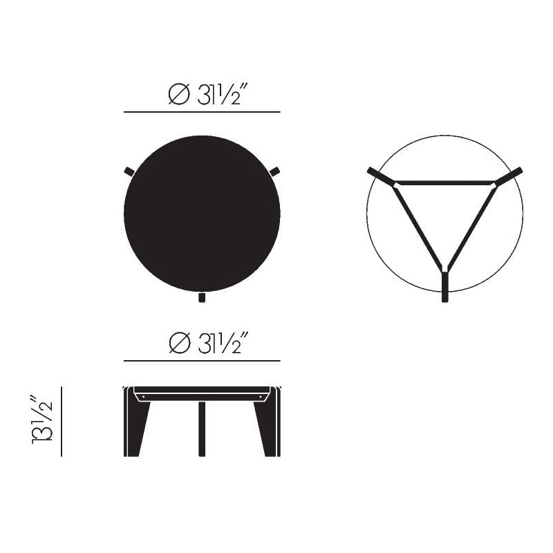 Gueridon Bas Coffee Table