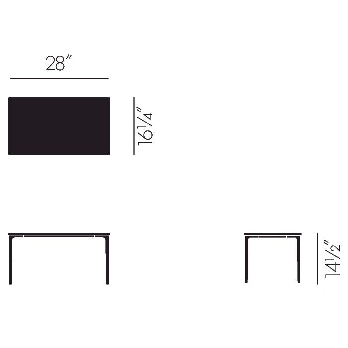 Plate Rectangular Coffee Table