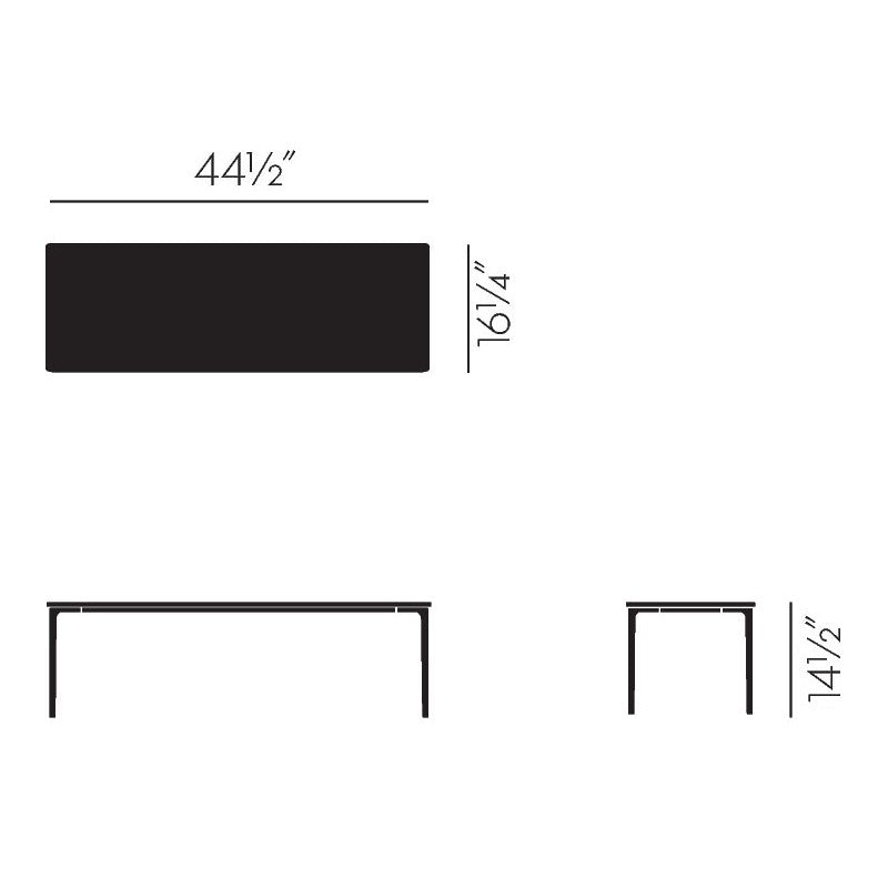 Plate Rectangular Coffee Table