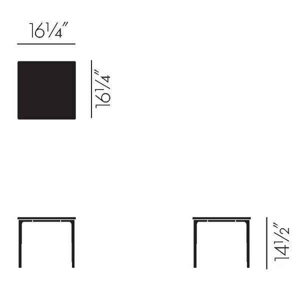 Plate Square Coffee Table