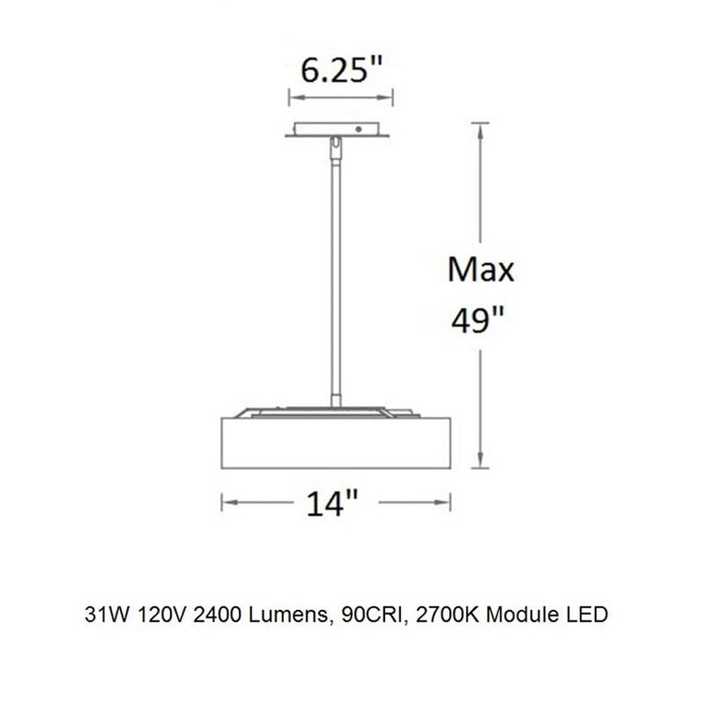 Manhattan LED Pendant Light